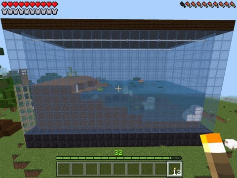 カエルの水槽をつくる マイクラ パート116 ぶるどらブログ